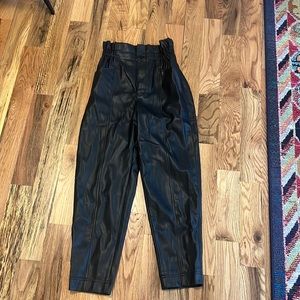 Madewell faux leather pants